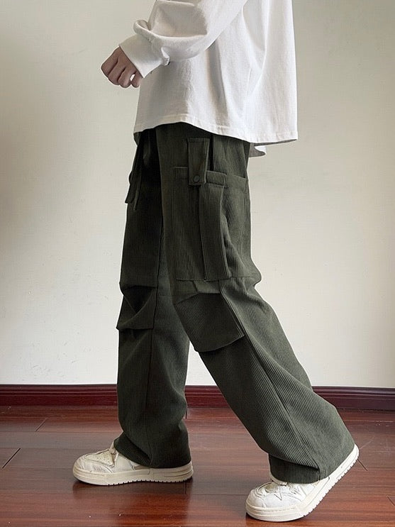 Emerald Velvet Empress Work Pants