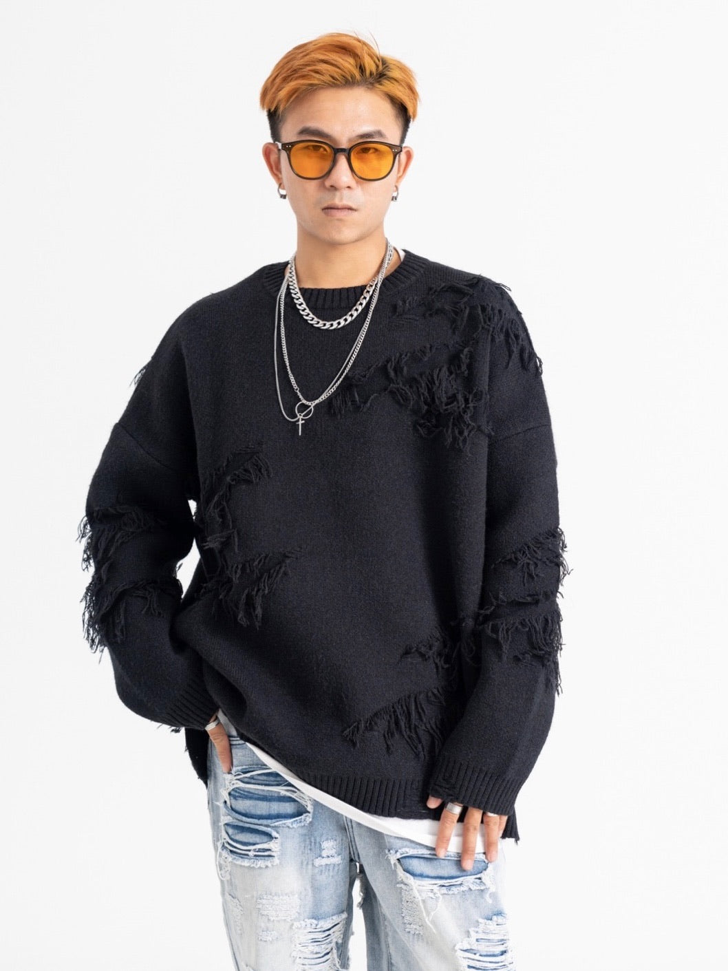 Chic Fringe Bliss Sweater