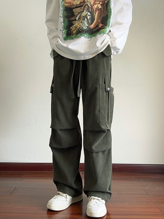 Emerald Velvet Empress Work Pants