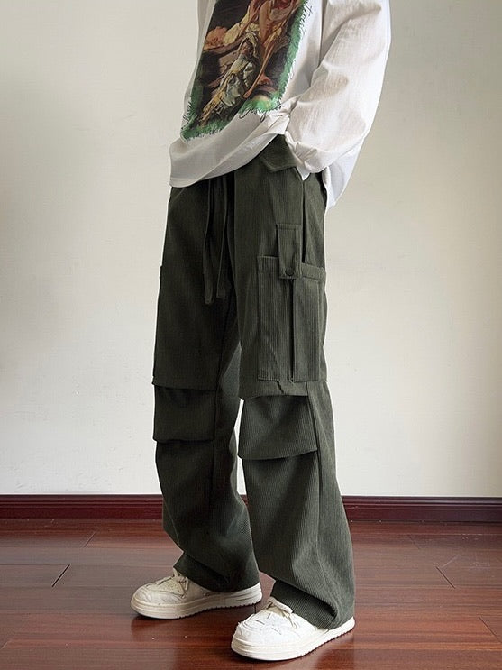 Emerald Velvet Empress Work Pants