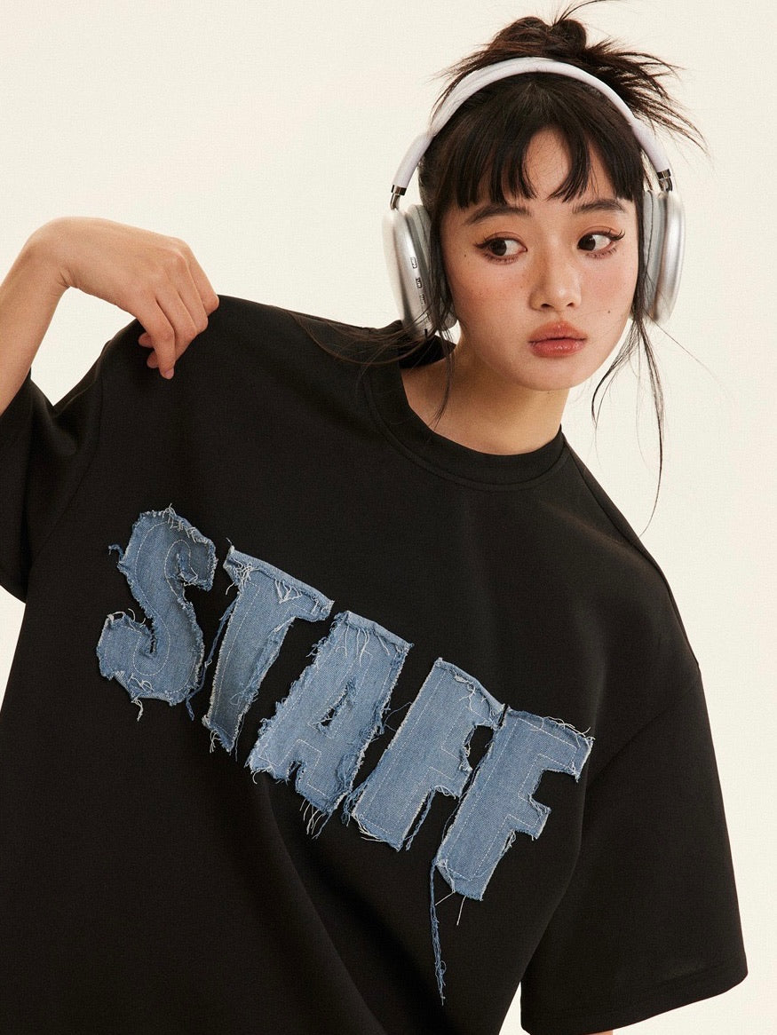 ''STAFF'' Patch T-Shirt