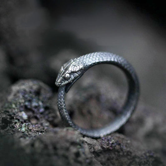 Matte Snake Ring
