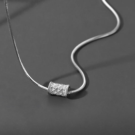 Chain Tube Necklace