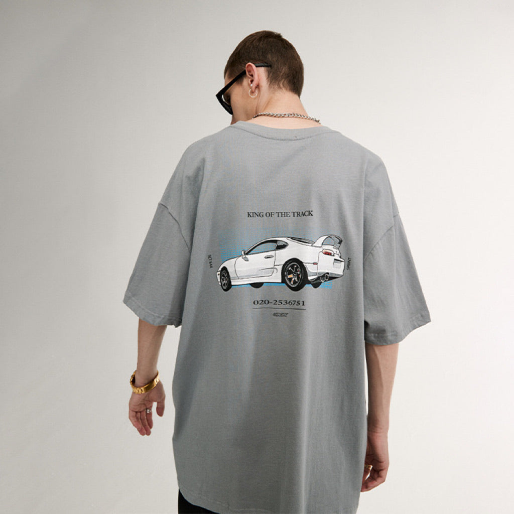 Race Car Printed T-shirt