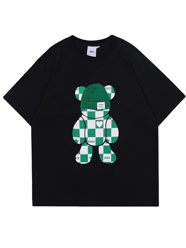 Bear In Wool Cap T-shirt