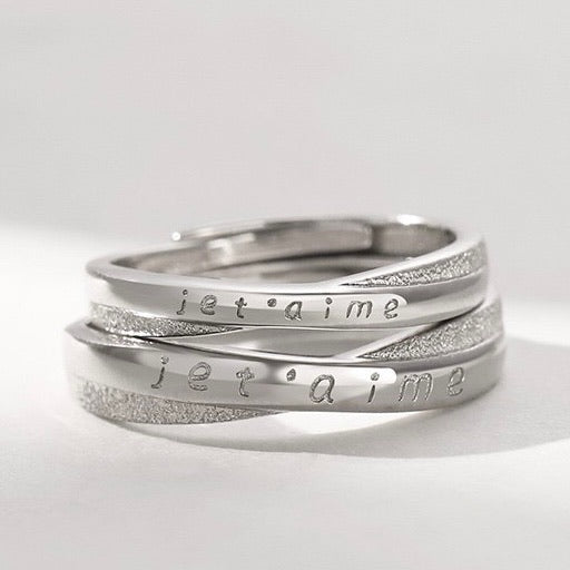 “je t’aime” Ring