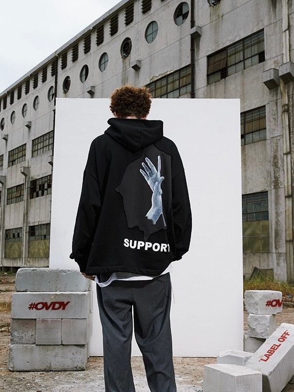 Spliced Thick Hoodie