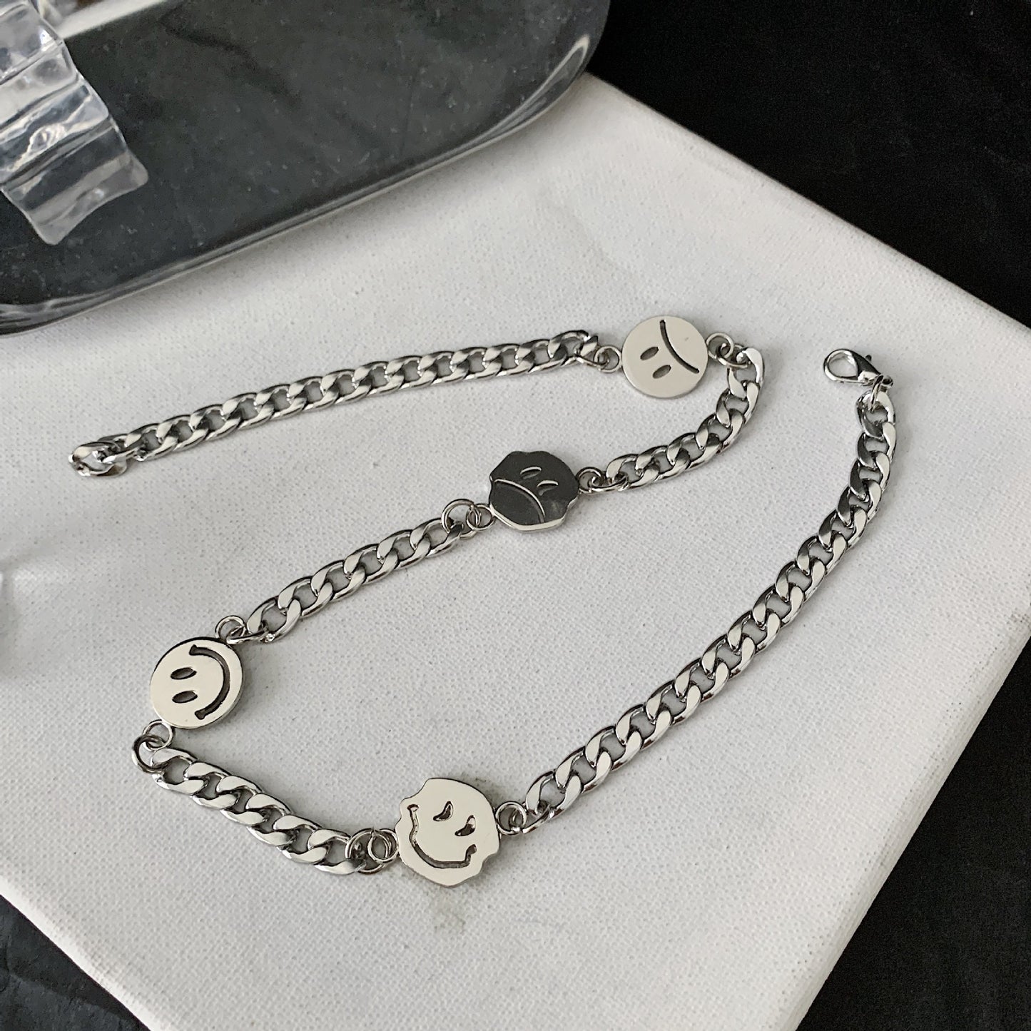 Smiley Necklace & Bracelet